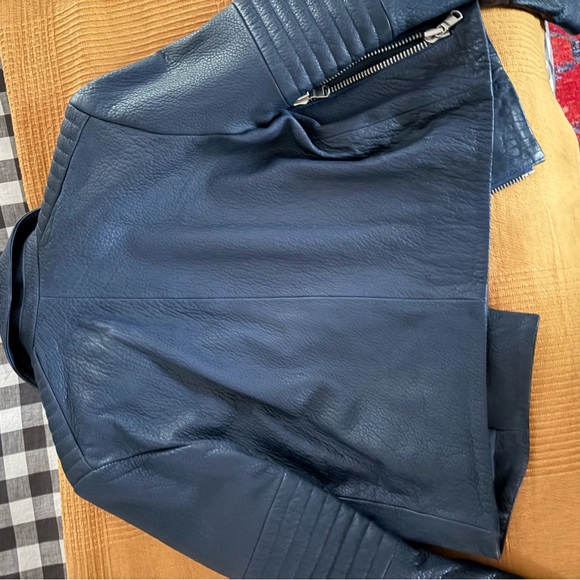 J Brand AIAH Leather Motorcycle Jacket - Picture 11 of 16